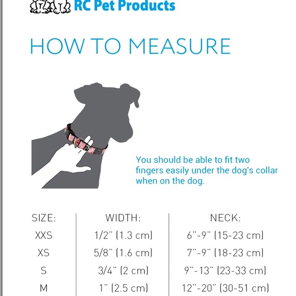 RC Pets Urban Woodsman Clip Dog Collar Size S - Picture 7 of 7